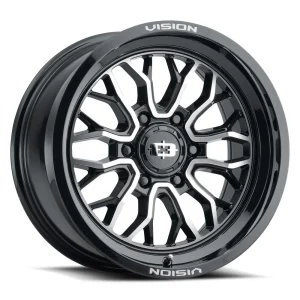 Vision Wheel Off-Road – 402 RIOT – Black – 18″x9″ 12mm – Summer Wheels – 402-8936GBMF12